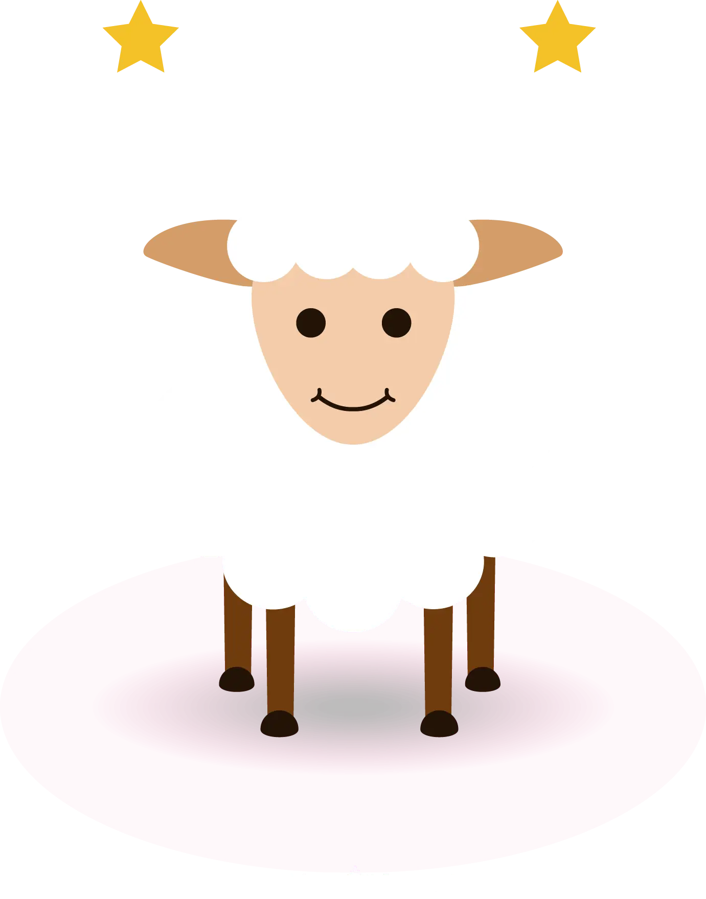 Cute Cartoon Sheep