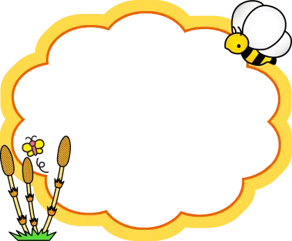 Bee and Flower Frame