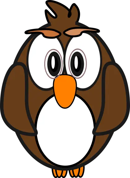 Cute Cartoon Owl Illustration
