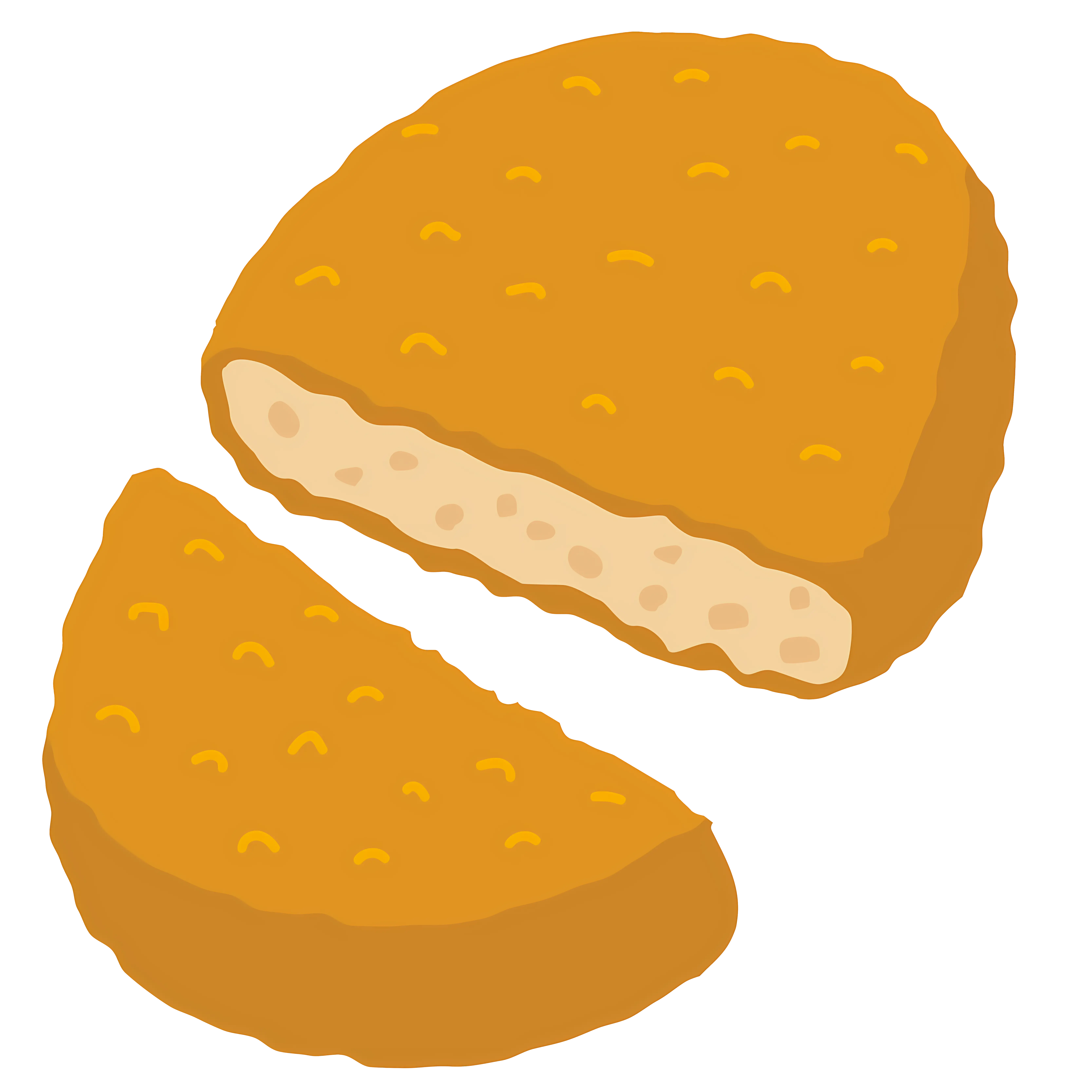 Fried Croquette Illustration