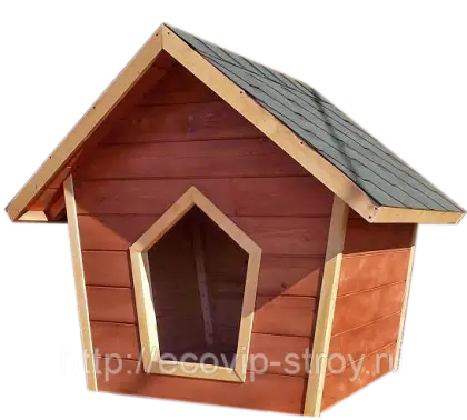 Small Wooden Doghouse