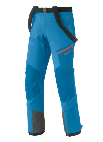 Blue Hiking Pants with Side Pockets