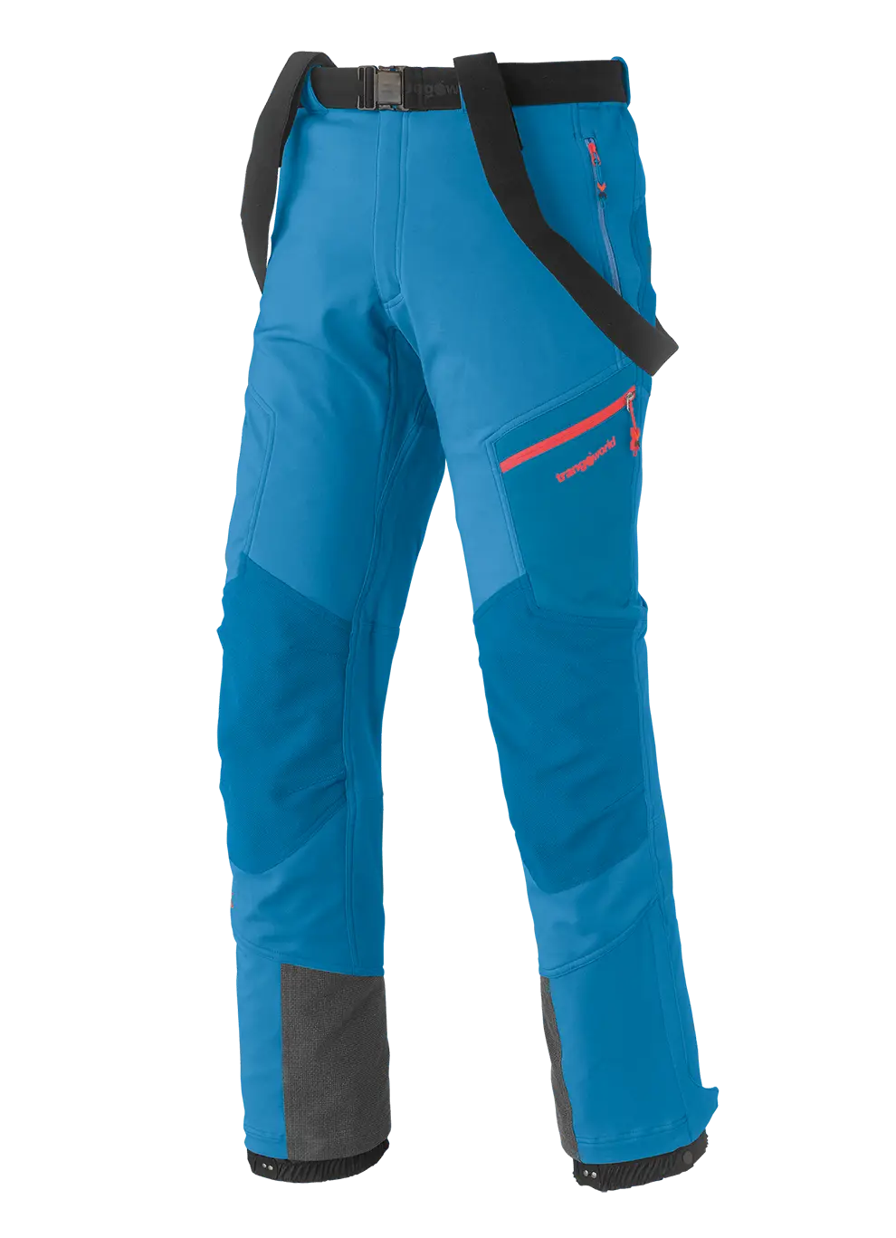 Blue Hiking Pants with Side Pockets
