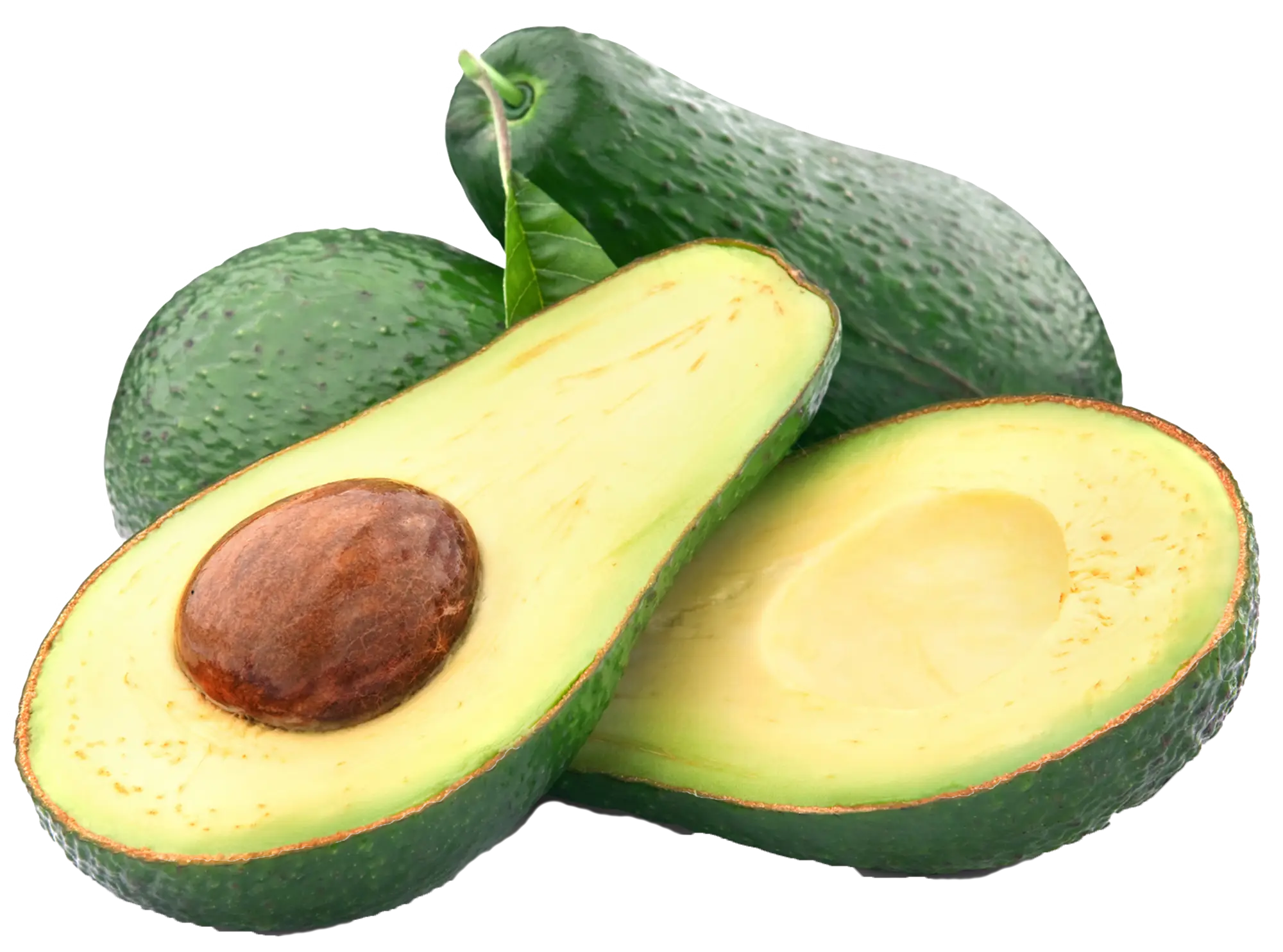 Sliced Avocado with Seed Display