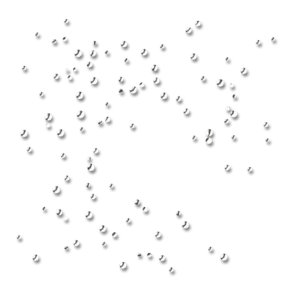 Transparent Scattered Water Droplets Effect