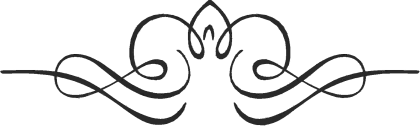 Ornate Decorative Swirl Divider for Design Use