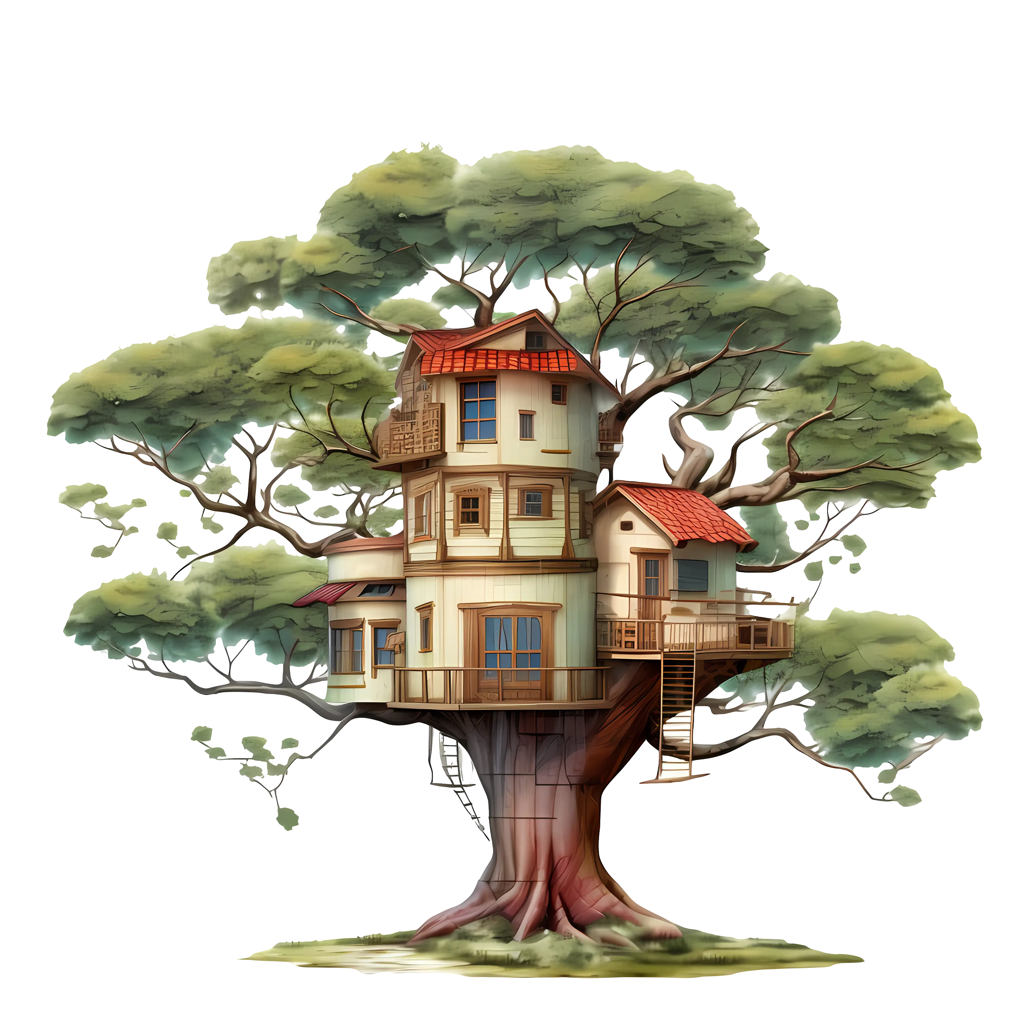 Charming Treehouse in Nature
