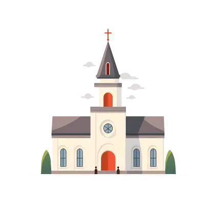 Illustrated Church Architectural Design