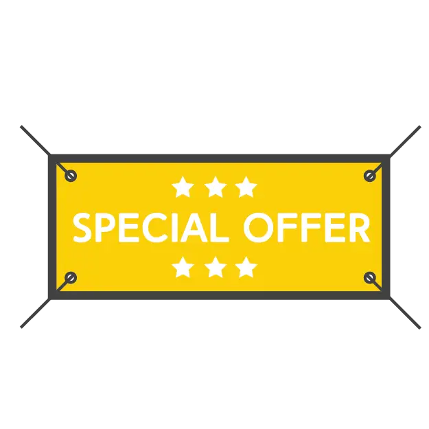 Yellow Special Offer Banner
