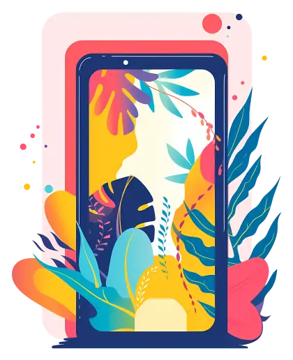 Colorful Smartphone Illustration