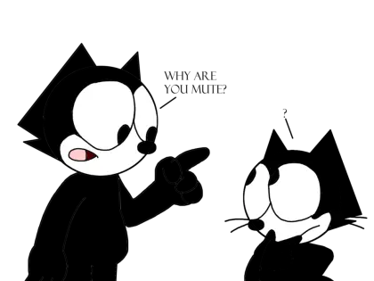 Cartoon Cats in Dialogue