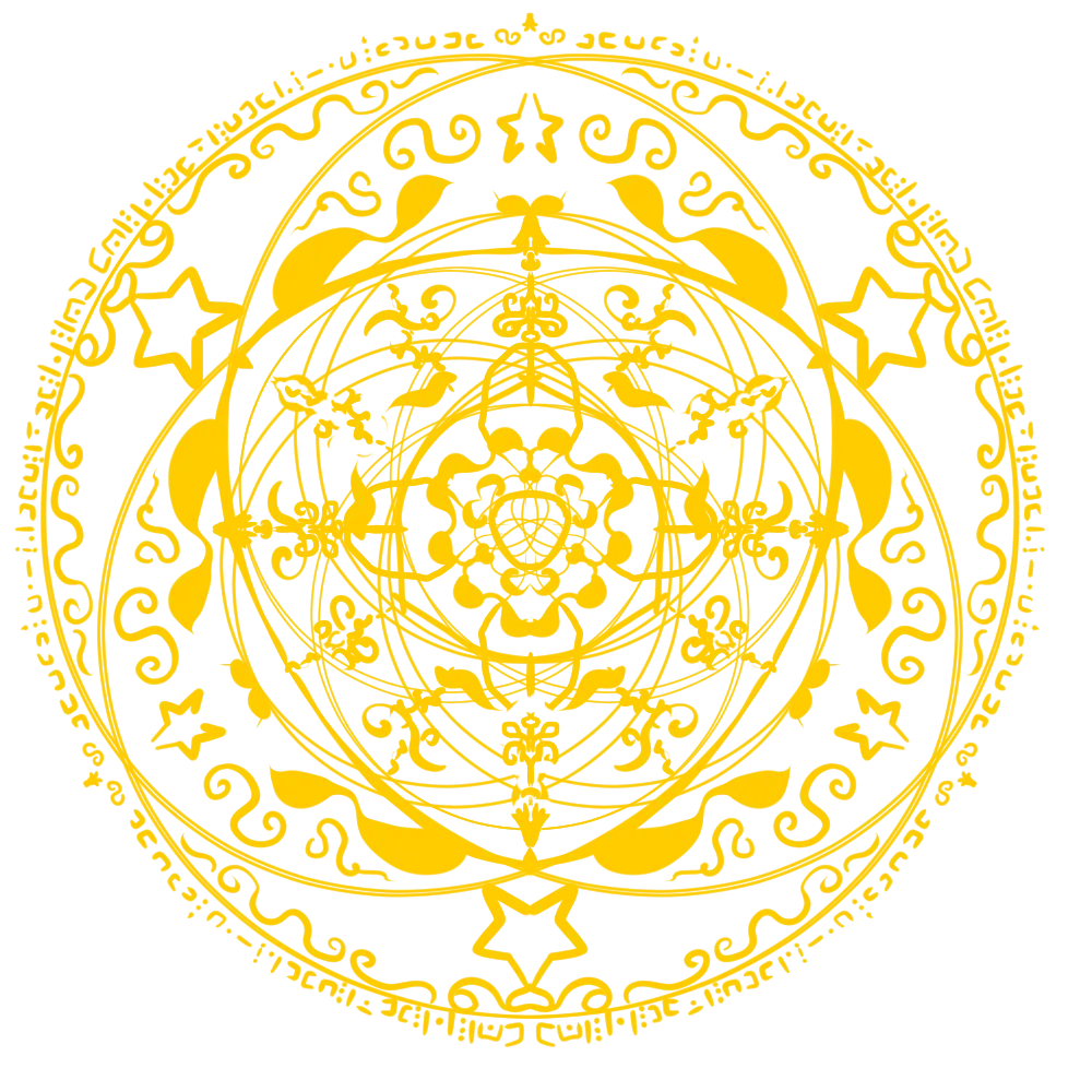 Intricate Golden Mandala Design