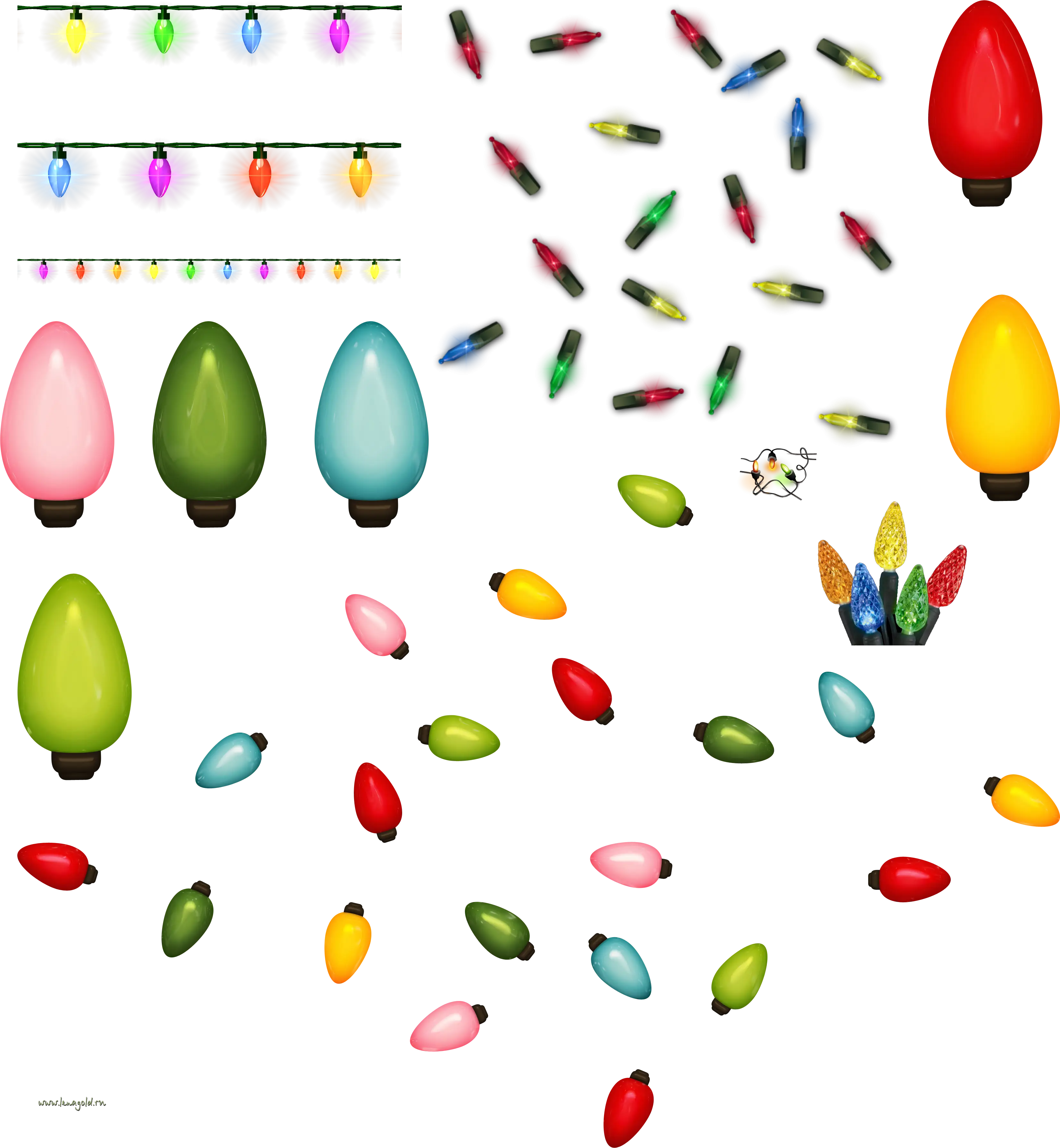 Colorful Christmas Lights Decoration