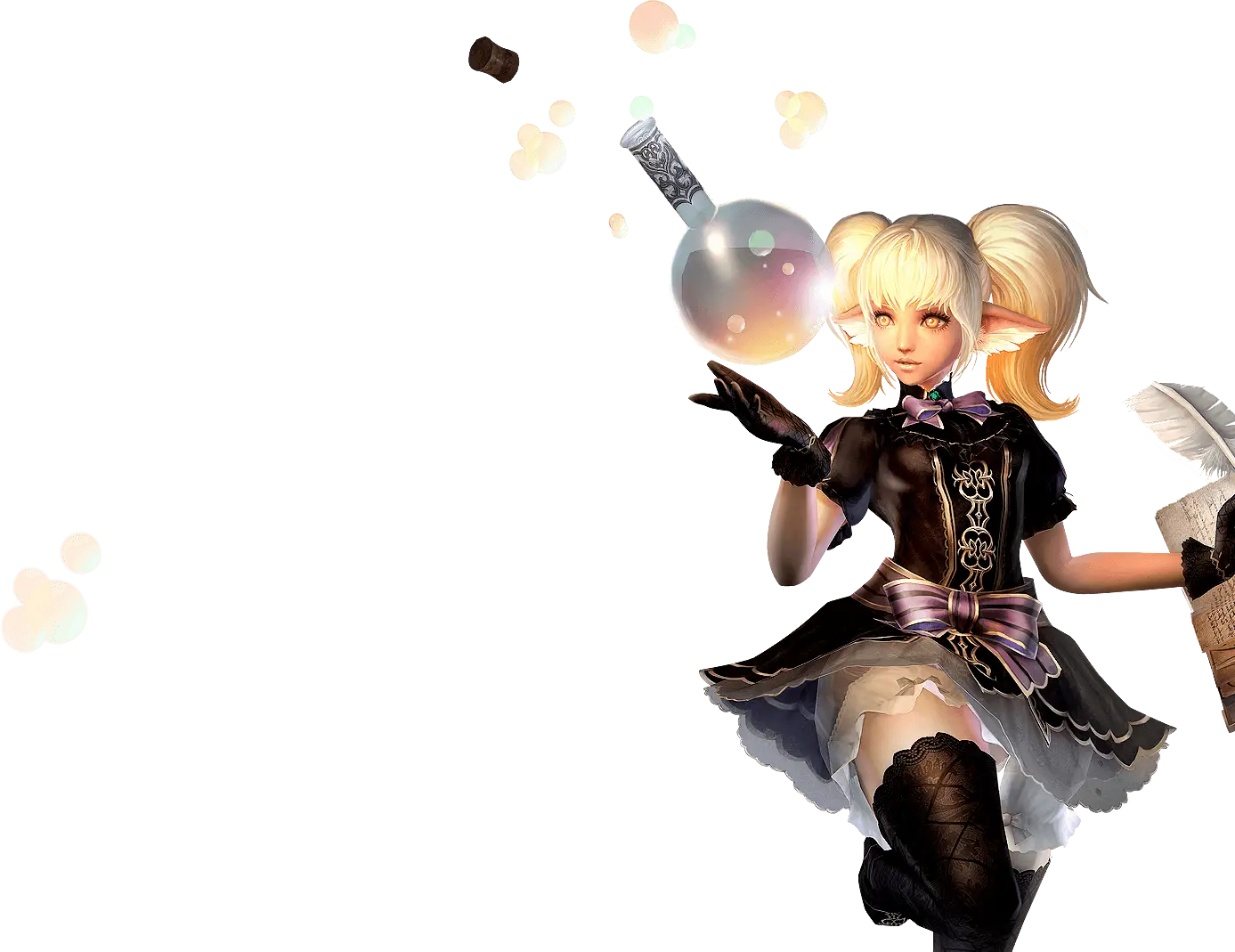 Anime Girl with Potion