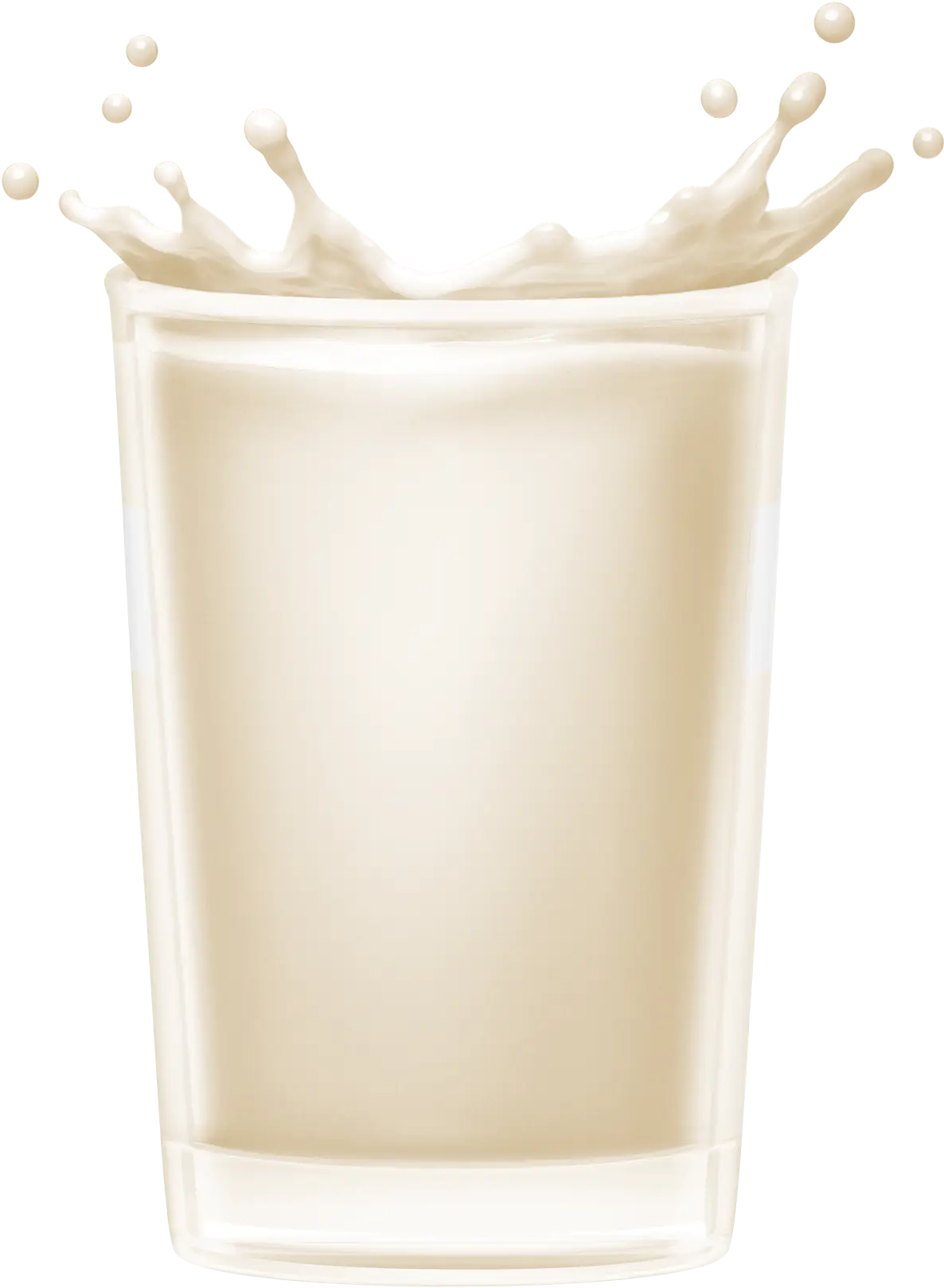 Glass of Milk with Splash