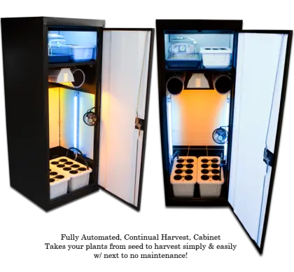 Hydroponic Grow Box with Multiple Compartments