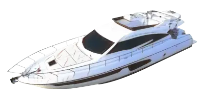 White Luxury Yacht for Maritime Recreation