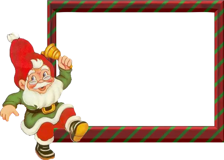 Christmas Elf with Festive Frame
