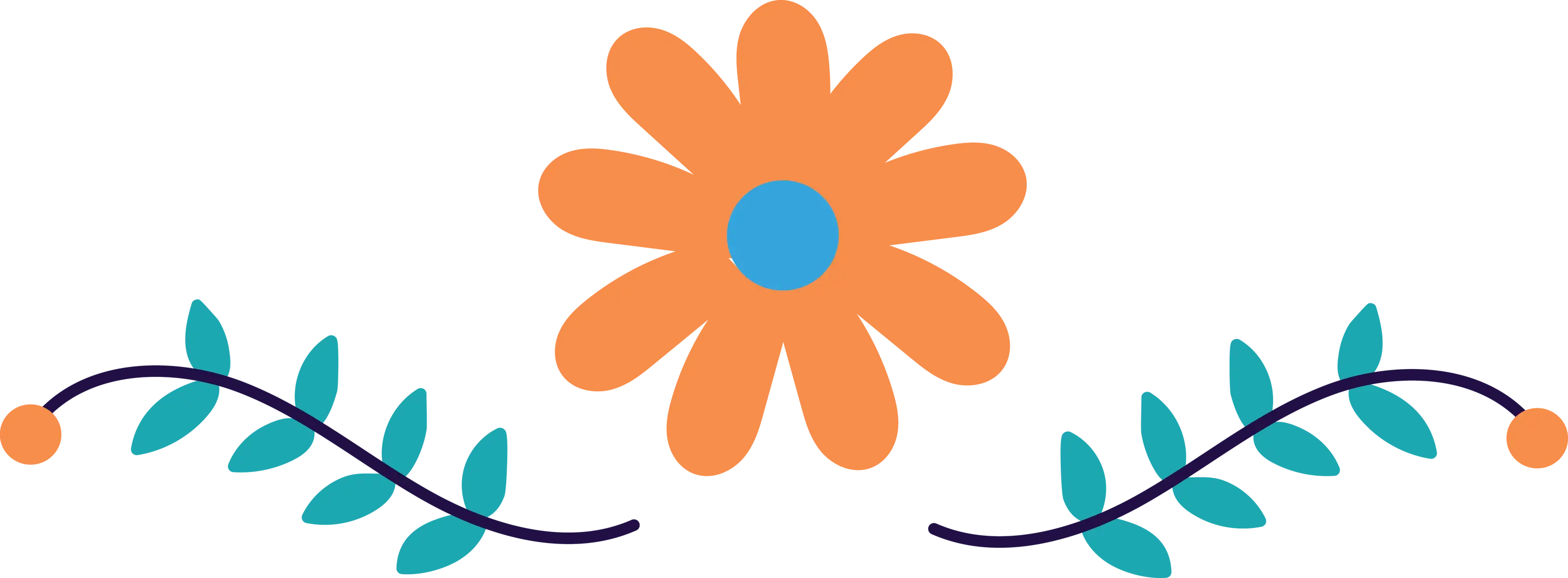 Simple Orange Flower