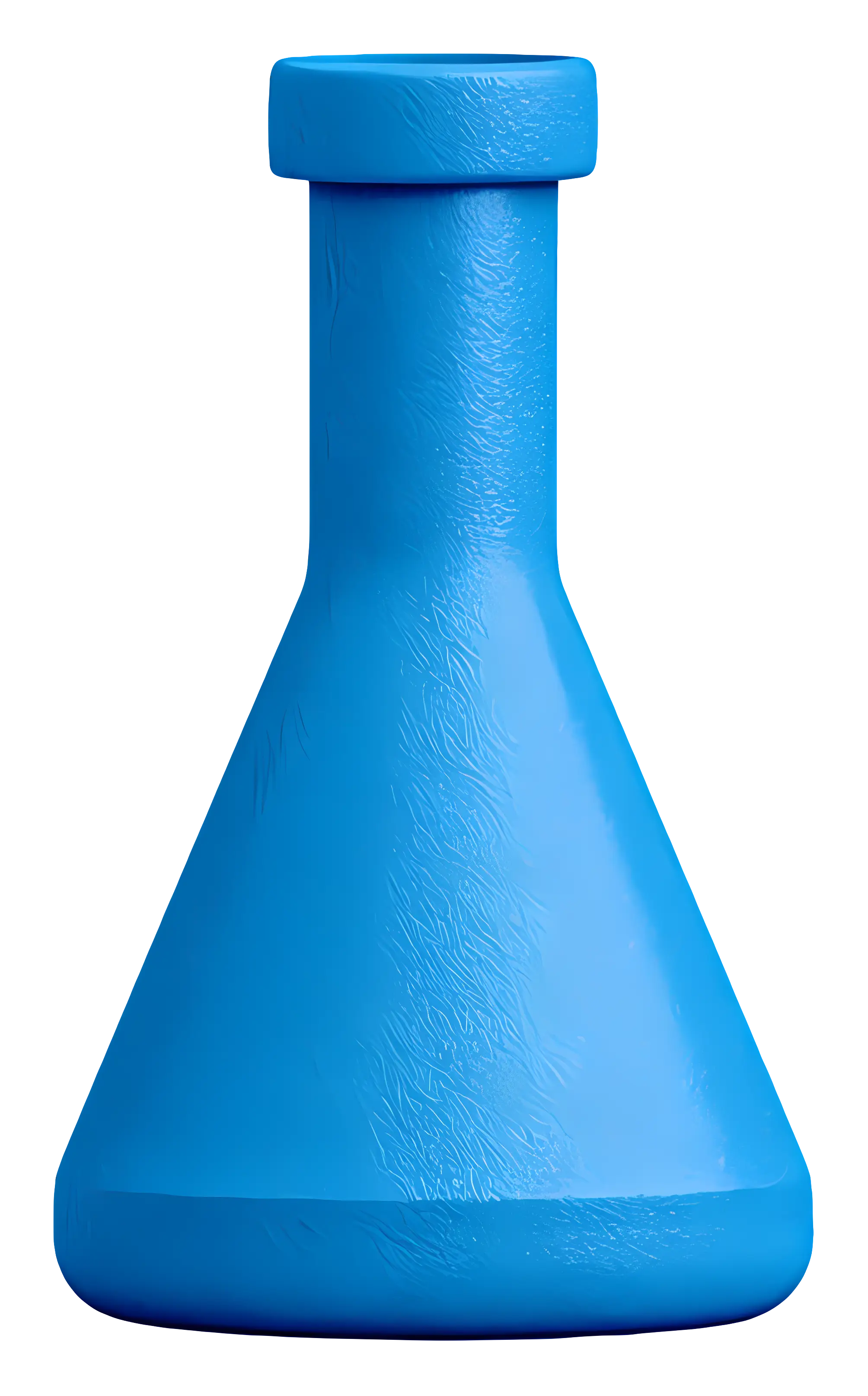 Blue Laboratory Flask