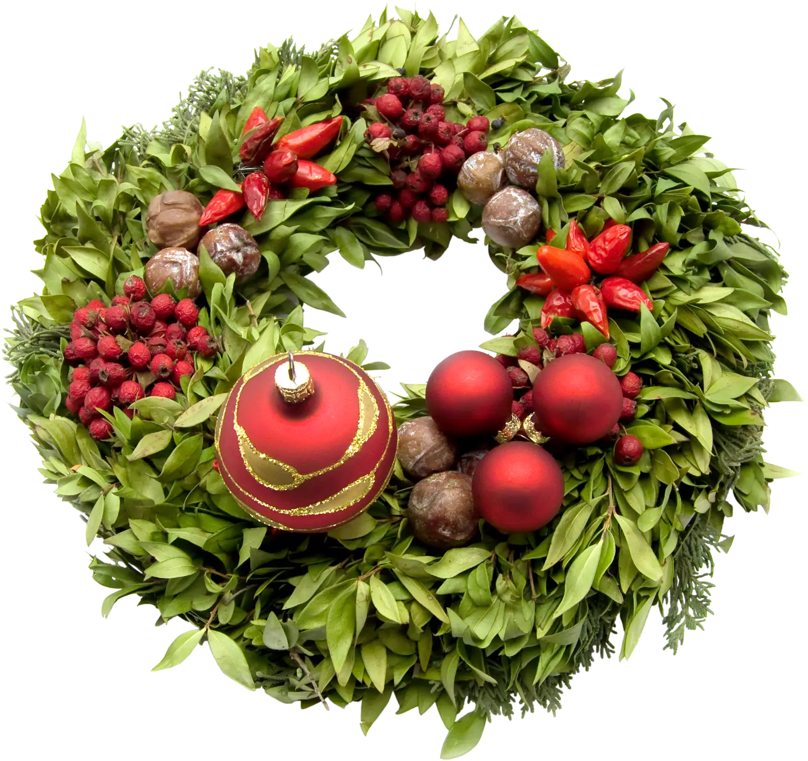 Festive Christmas Wreath Decoration