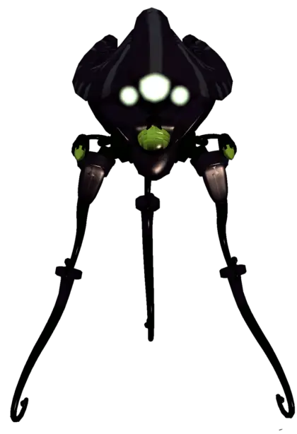 Alien Robot Illustration
