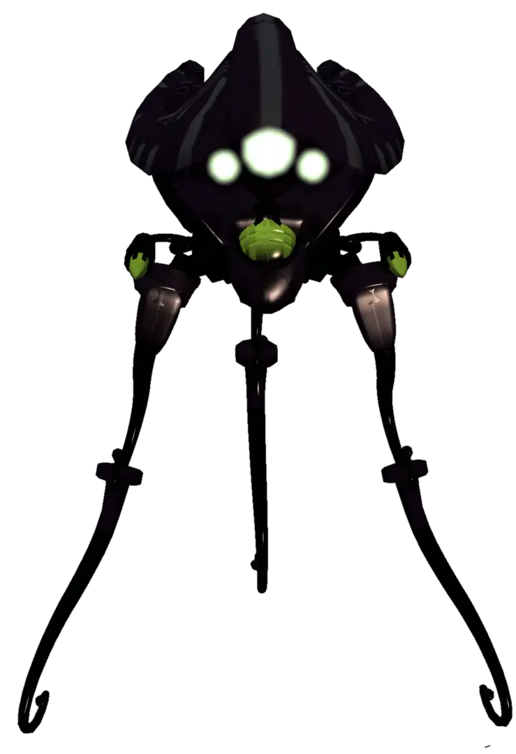 Alien Robot Illustration