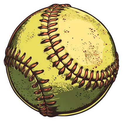Yellow Softball