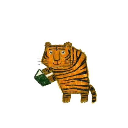 Cute Cartoon Tiger Character