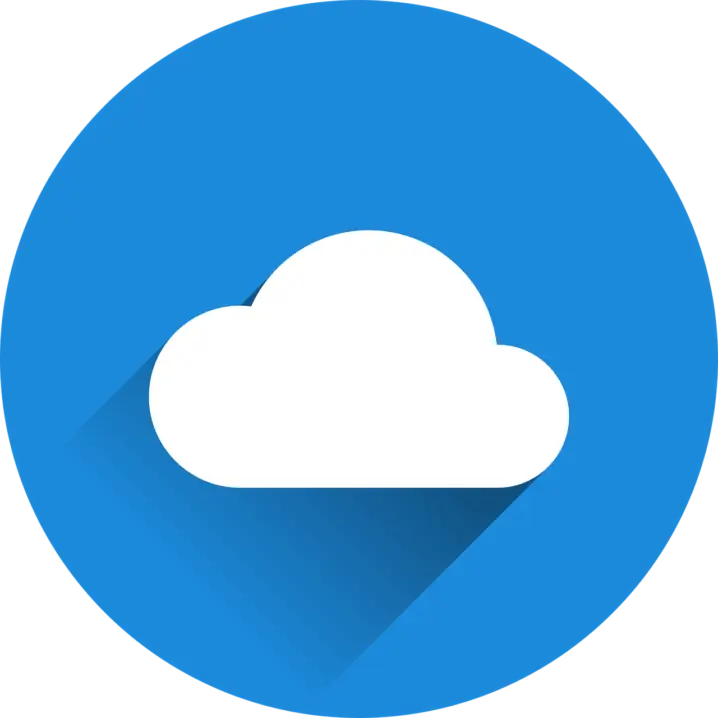Cloud Icon Representing Online Storage Services