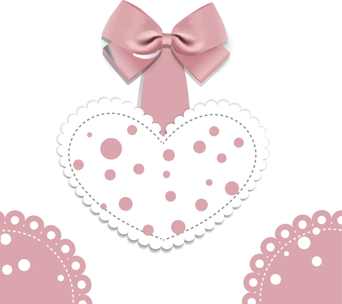 Heart with Pink Bow