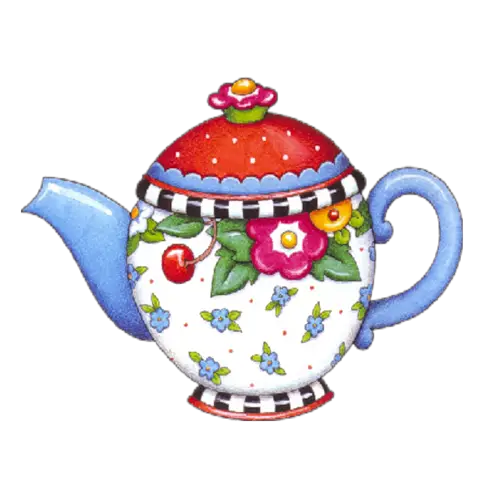 Colorful Decorative Teapot