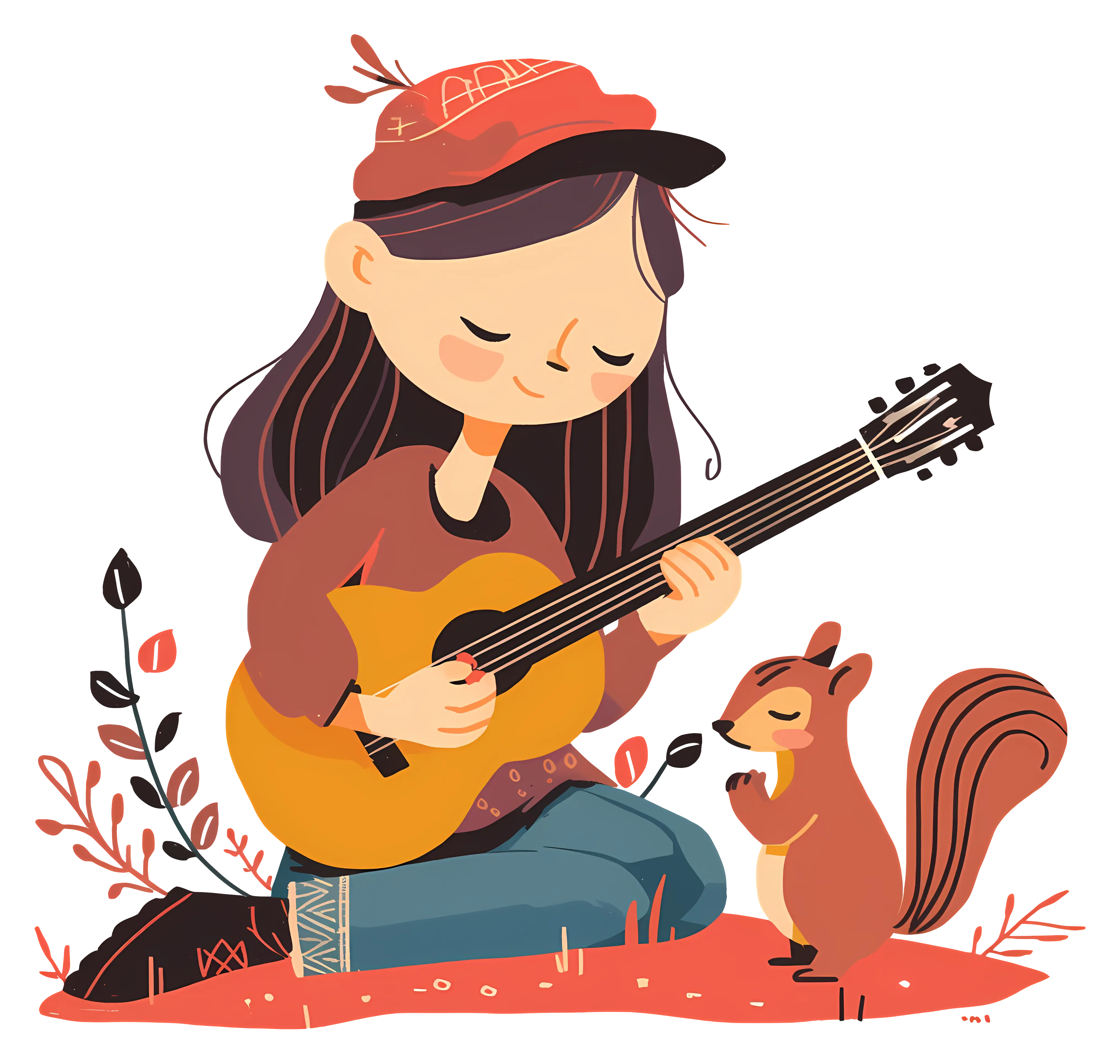 Girl Playing Guitar