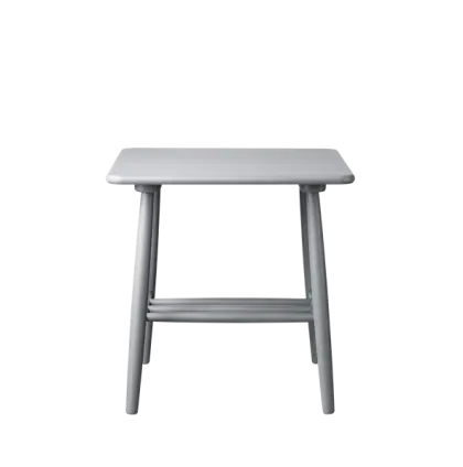 Modern Gray Stool with Minimalist Design