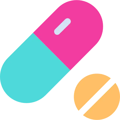 Colorful Pill and Medication Tablet Design