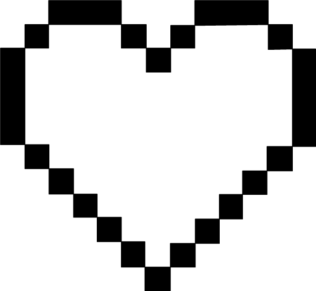 Pixel Heart Symbol