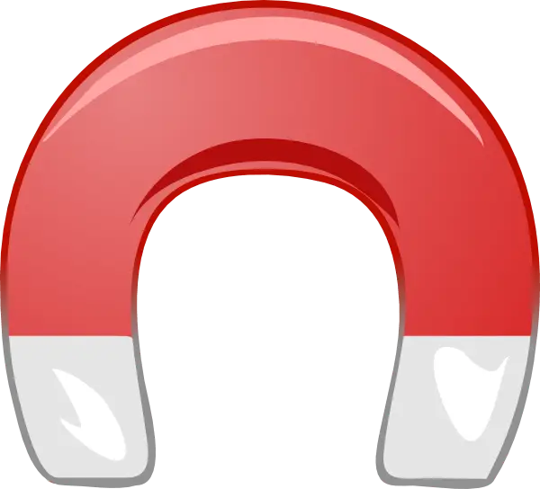 Horseshoe Magnet Illustration for Physics