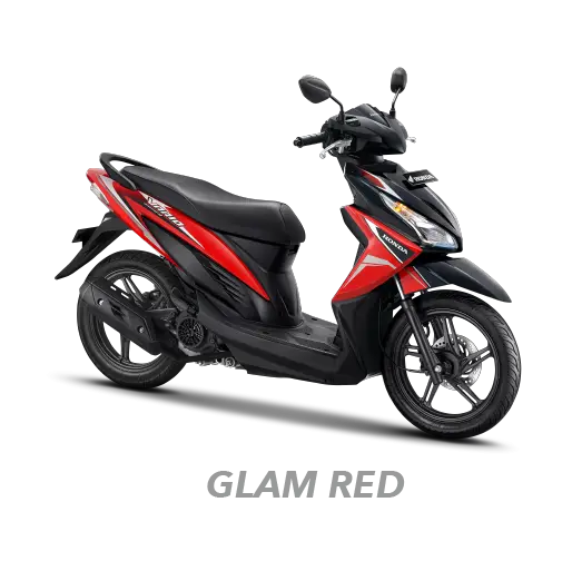 Stylish Red Scooter for City Travel