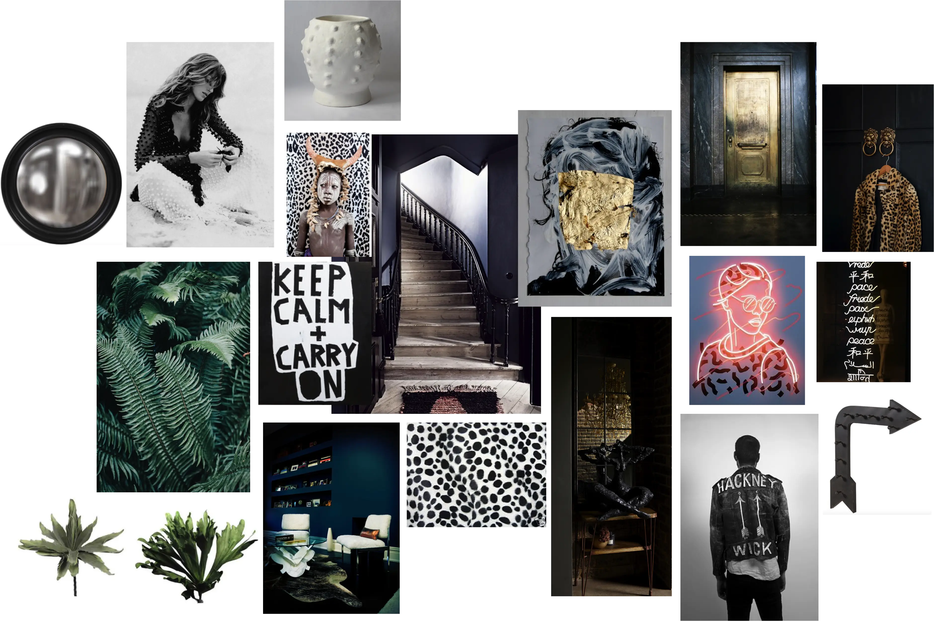 Inspiration Mood Board Collage