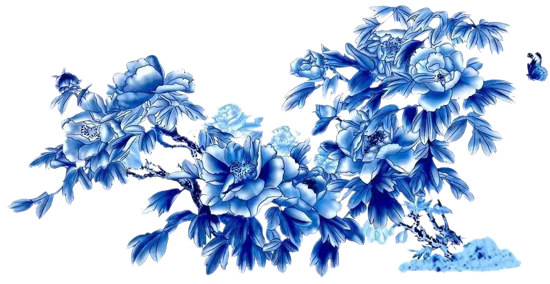 Beautiful Blue Floral Design