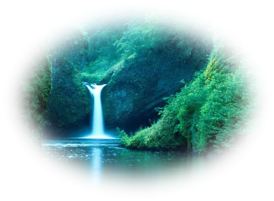 Beautiful Waterfall in Nature