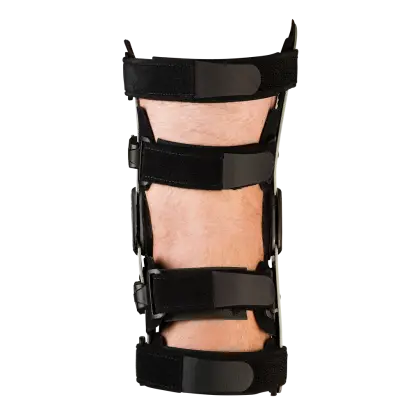 Black Orthopedic Knee Brace
