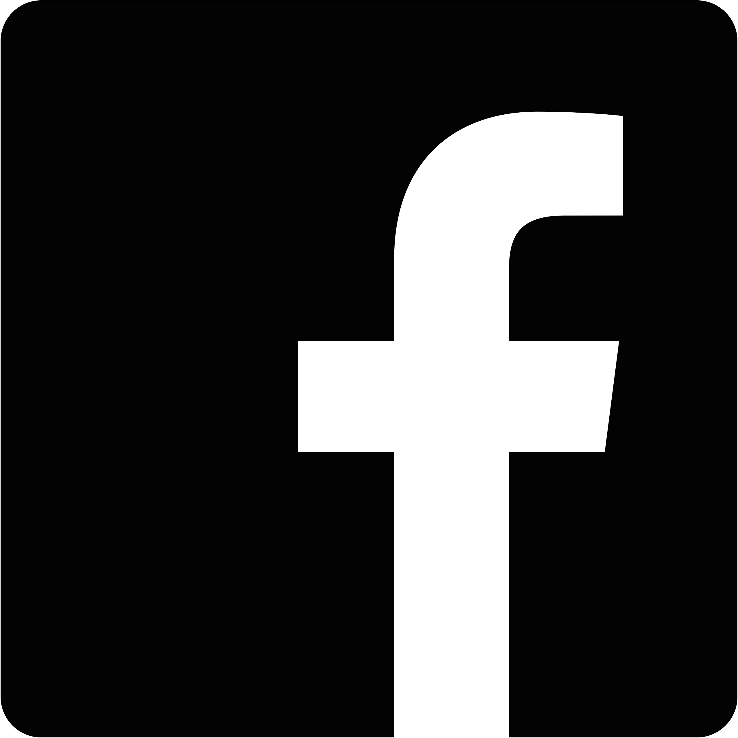Black Facebook Logo Icon