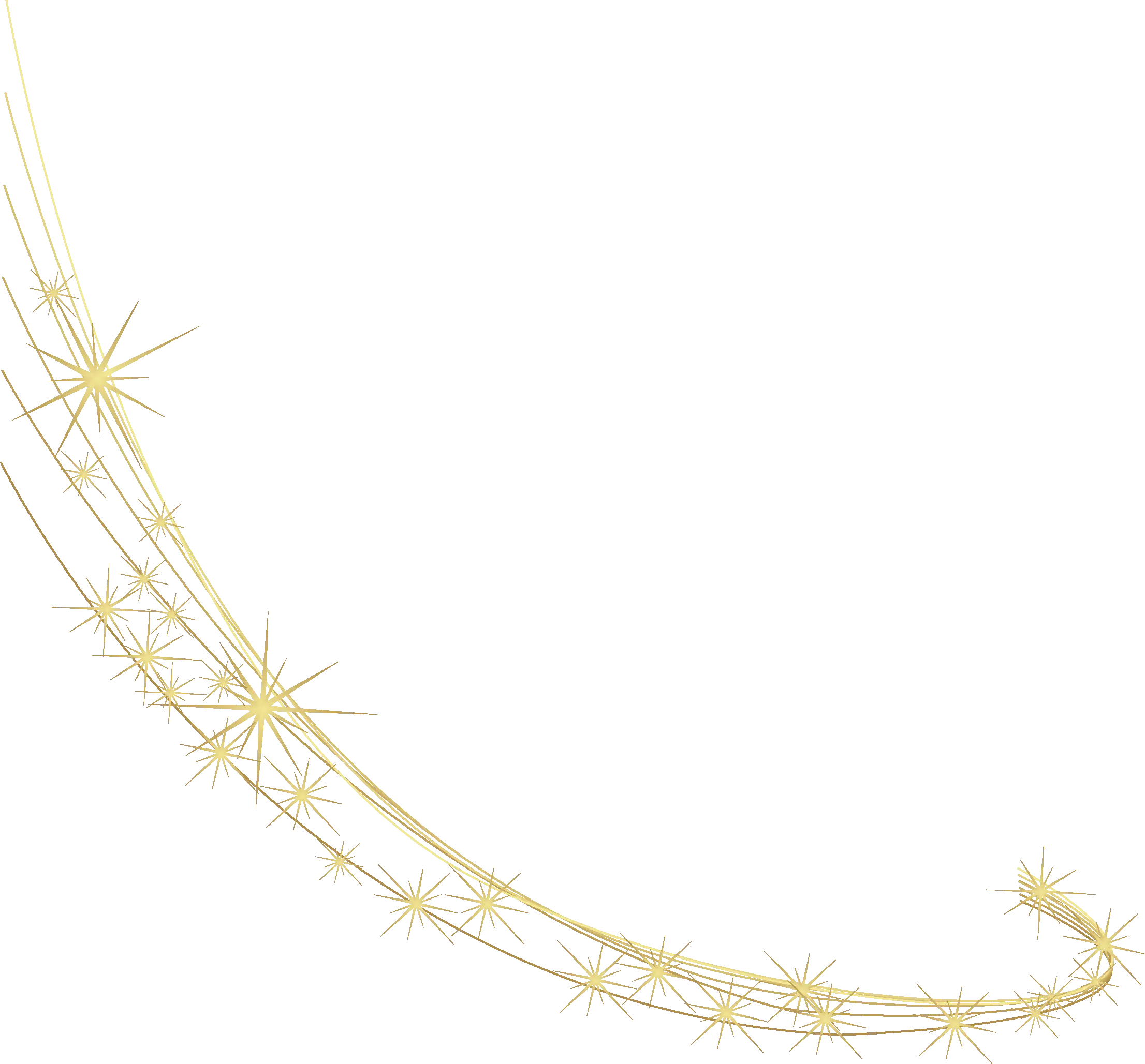 Golden Sparkle Light Effect