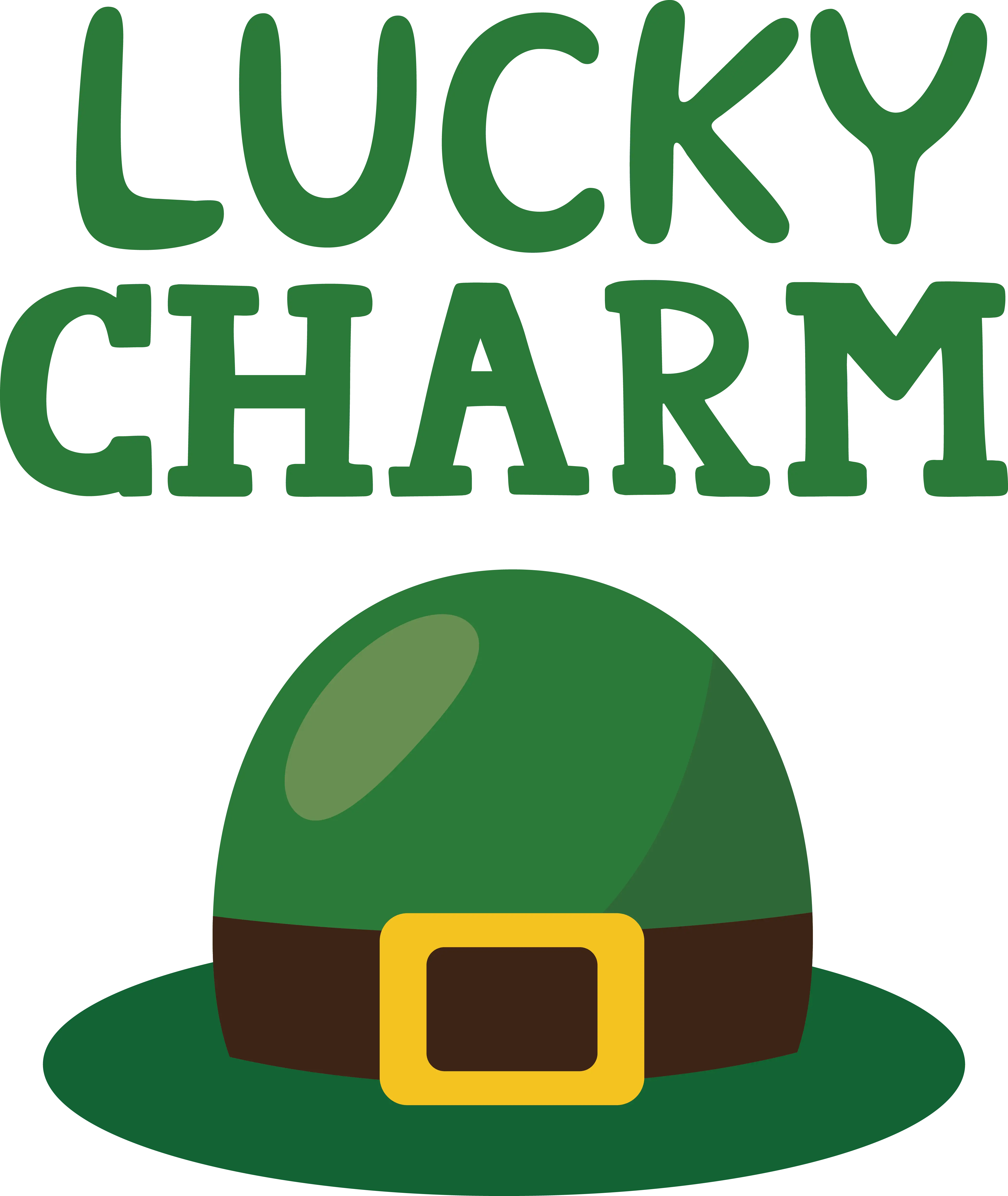 Lucky Charm Green Hat for St. Patrick&#039;s Day