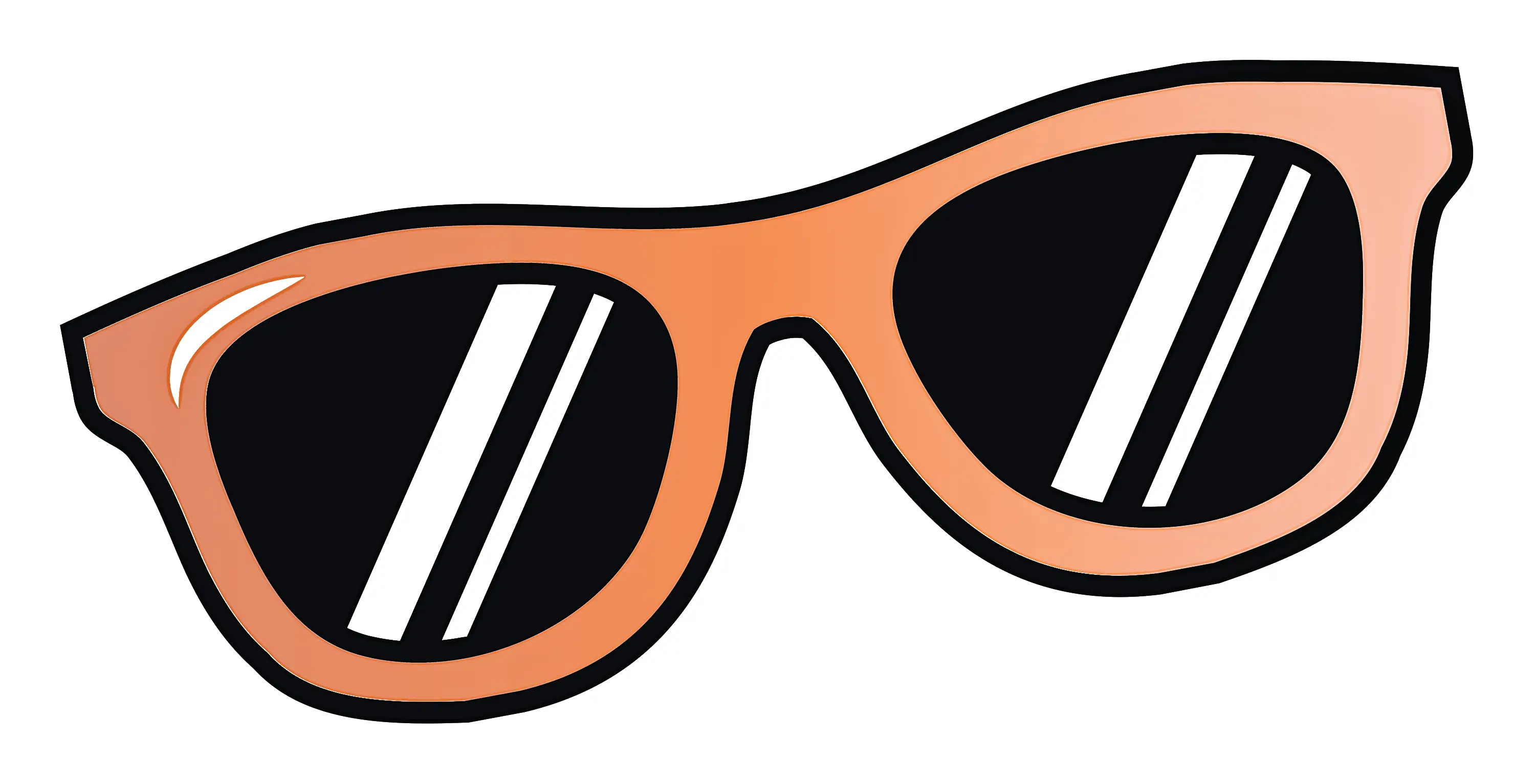 Trendy Orange Sunglasses for Summer Days