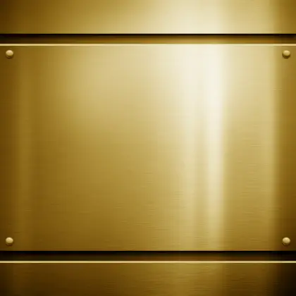 Golden Shiny Plate Background