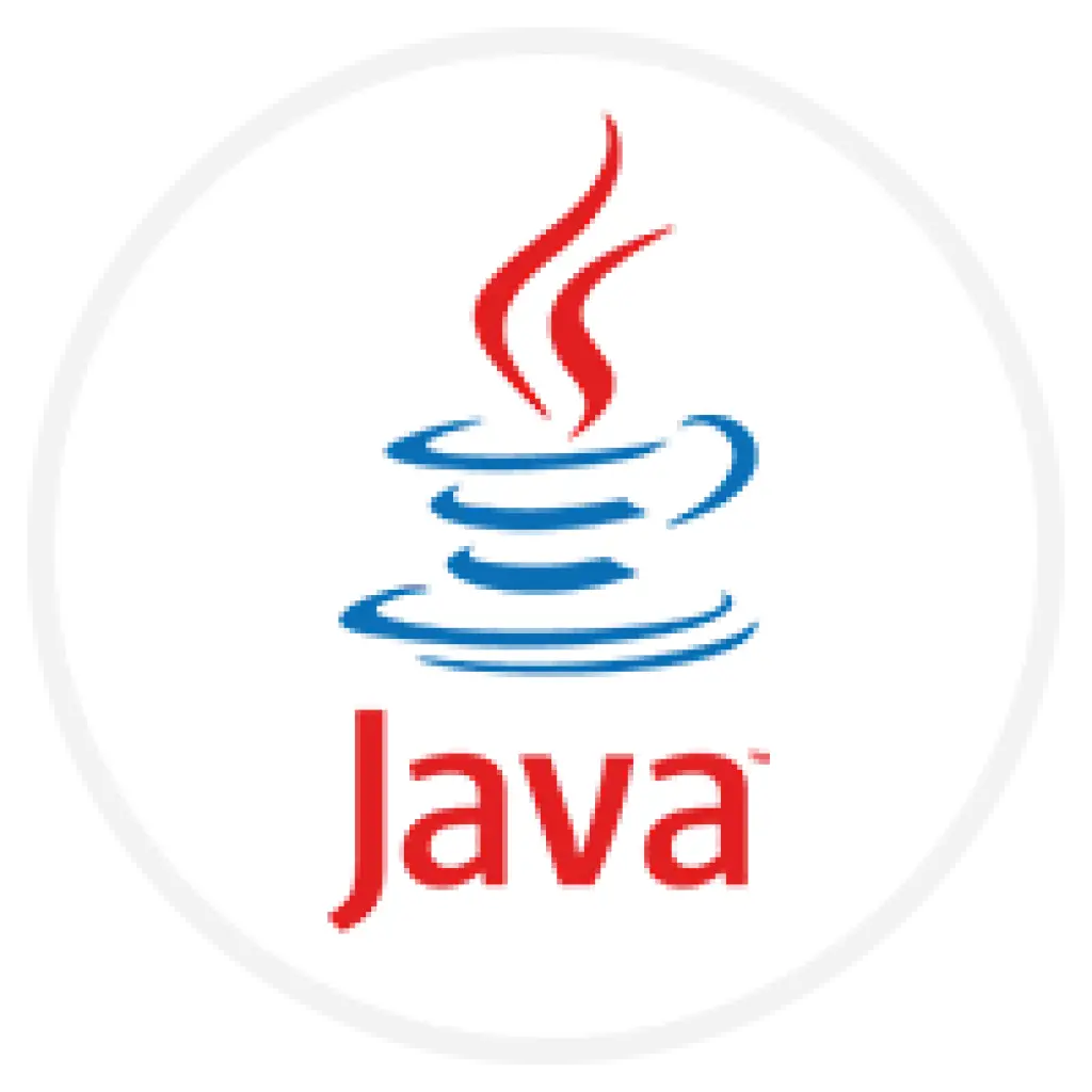 Java Logo with Red and Blue Cup Symbol