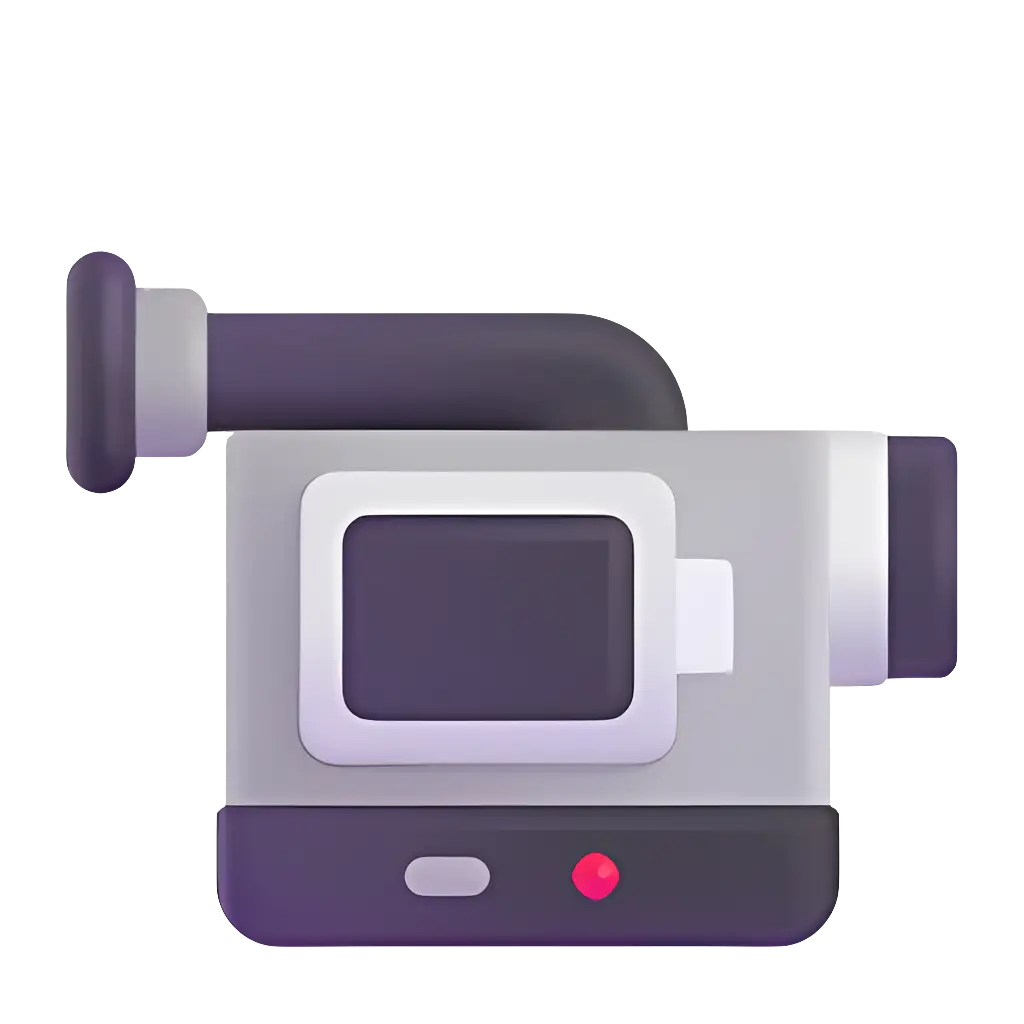 Modern Video Camera for Filming