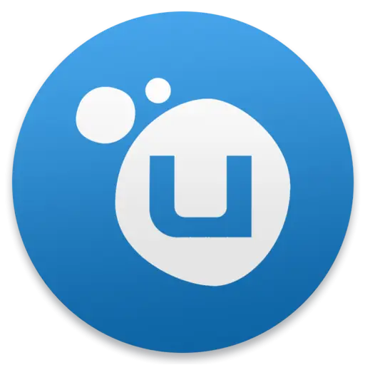 Blue Ubisoft logo icon